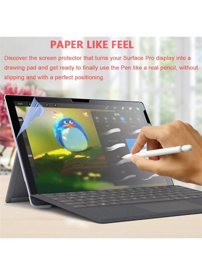 1pack Matte Paperfeel Screen Protector For Microsoft Surface Pro 11 2024/ Pro 10/ Pro 9/ Pro 8/ Pro X 13 Inch, Scratch Resistant Anti-Fingerprint and Anti Glare with Easy Installation Kit - Image 3